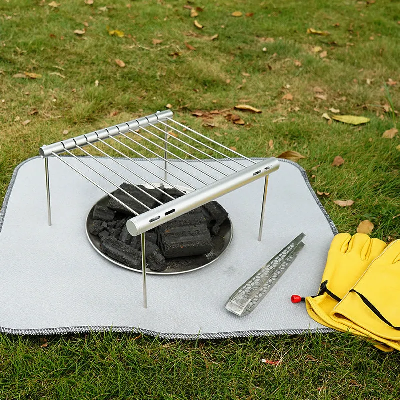 Outdoor Stainless Steel Tube Barbecue Bracket