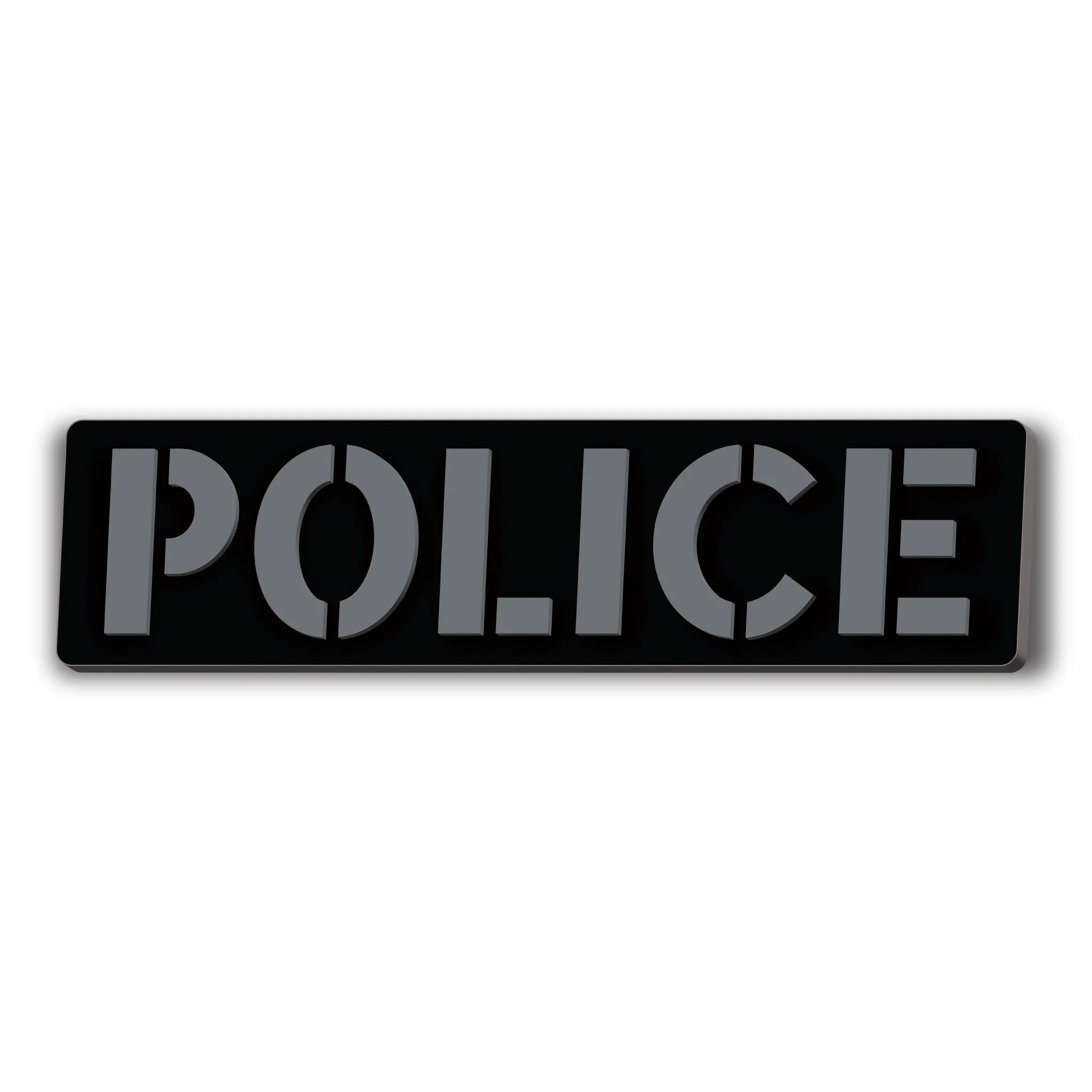 [POLICE] Operator PVC Patch [BLK/GRY]