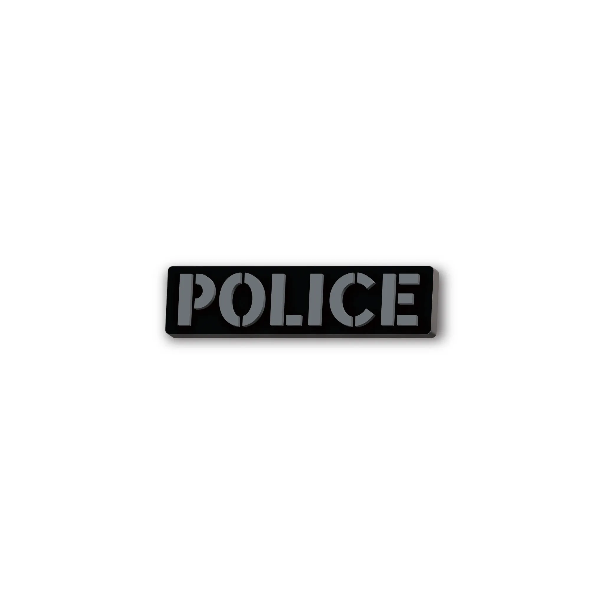[POLICE] Operator PVC Patch [BLK/GRY]