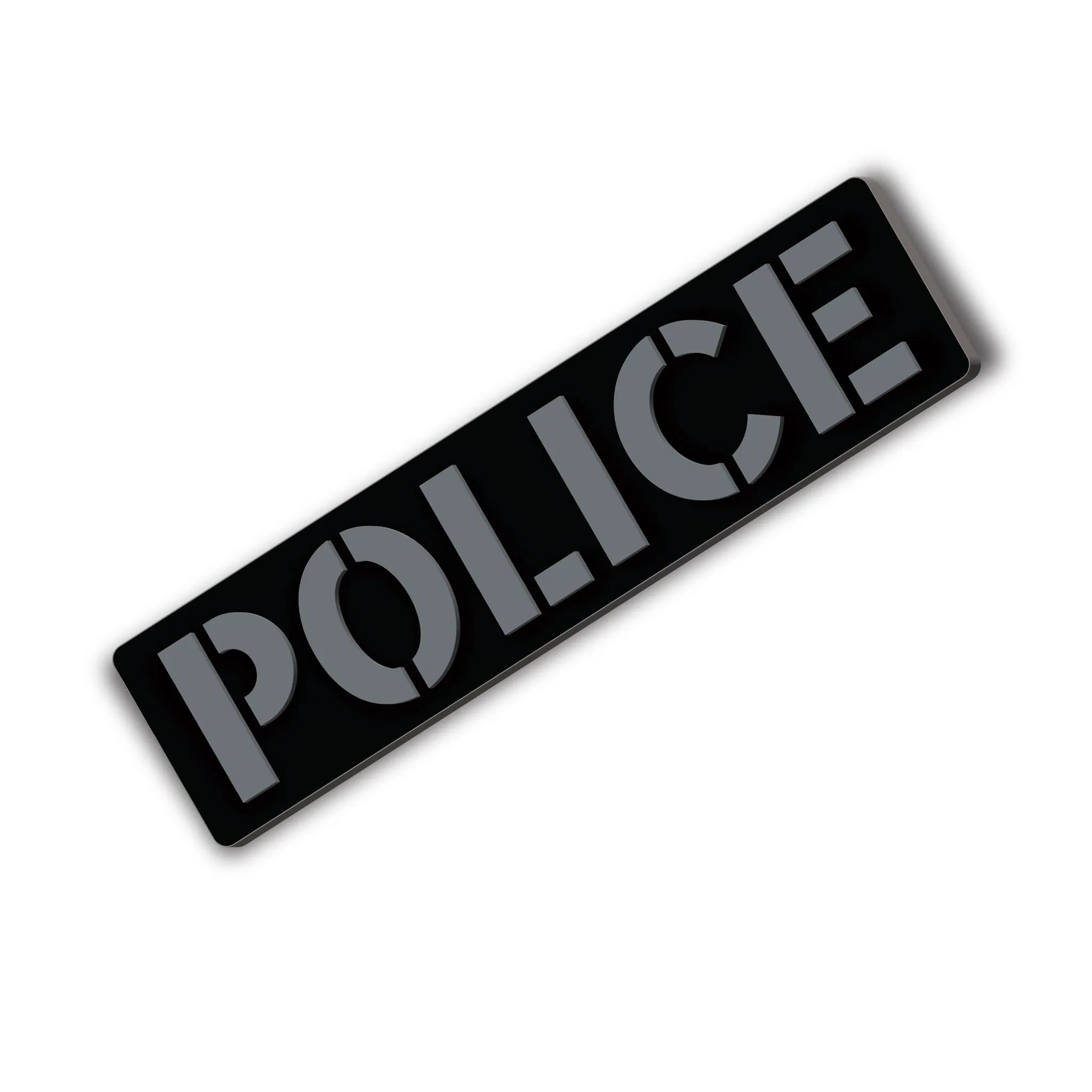 [POLICE] Operator PVC Patch [BLK/GRY]