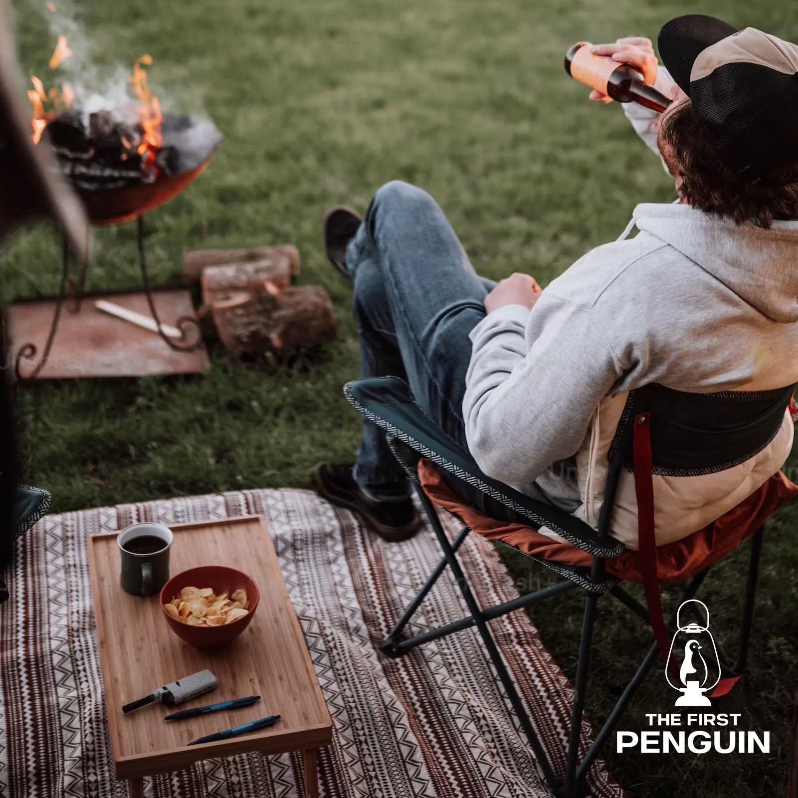 Portable Butane Camping Stove with Case - 10,000 BTU
