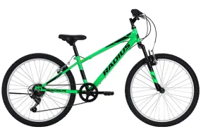 Radius LEOPARD 24" Kids Bike - Gloss Neon Green / Black