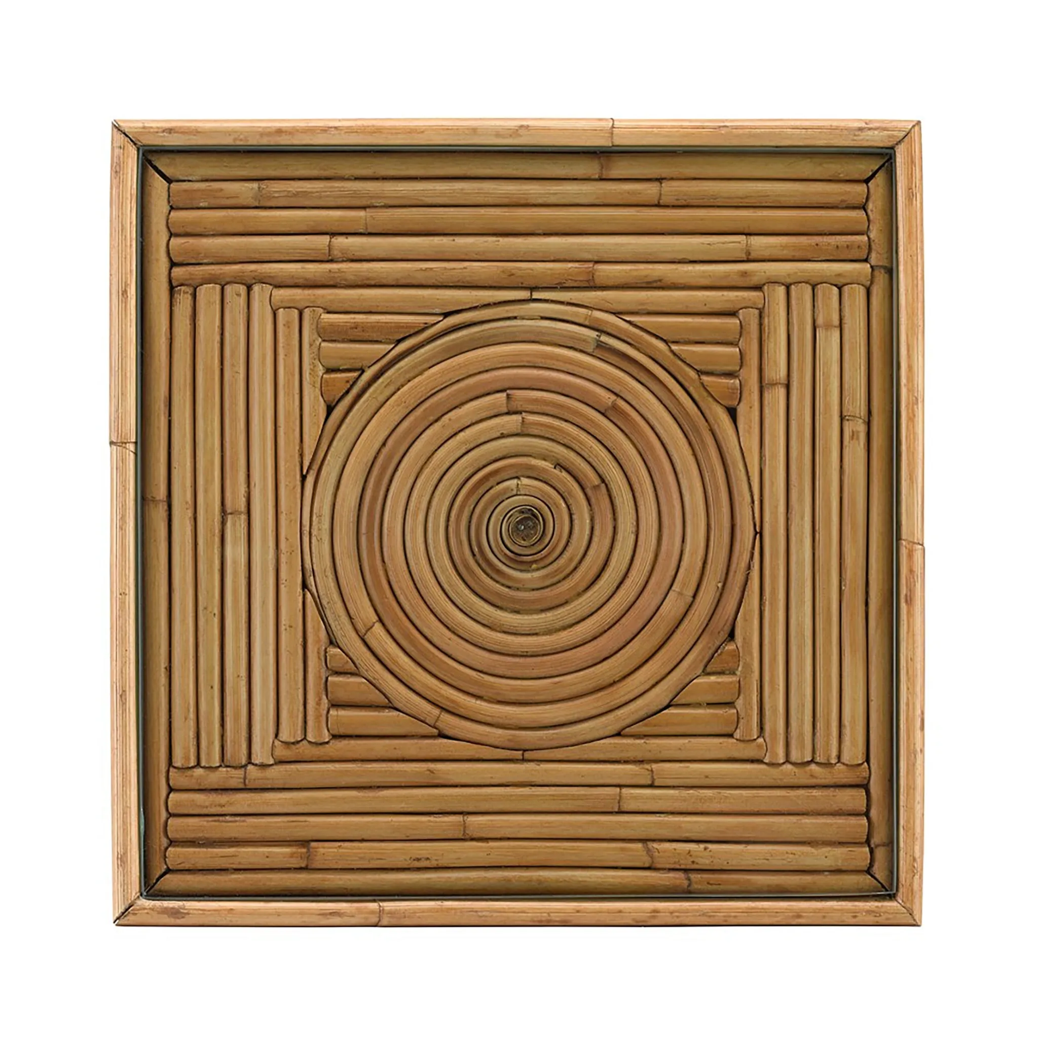 Rattan Drinks Table