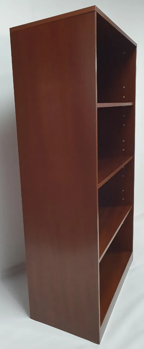 Real Wood Light Walnut Veneer Executive Bookshelf - AB01