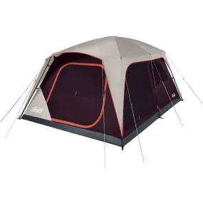 Skylodge Camping Tent, 8/10/12 Person Weatherproof Family Tent with Convertible Screen Room, Color-Coded Poles, Room Divider, R