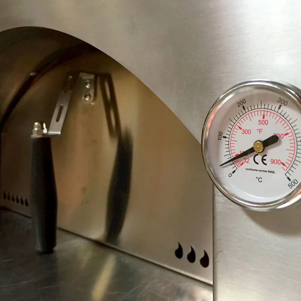 Solé Gourmet Italia Outdoor Countertop Wood-fired Pizza Oven