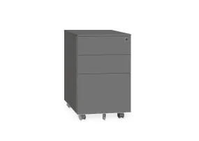 Soler Metal Mobile Pedestal - Charcoal