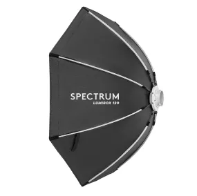 Spectrum LUMIBOX 120cm/47.2" Quick Release Octagon Softbox Lighting Modifier with Grid (Bowens Mount)