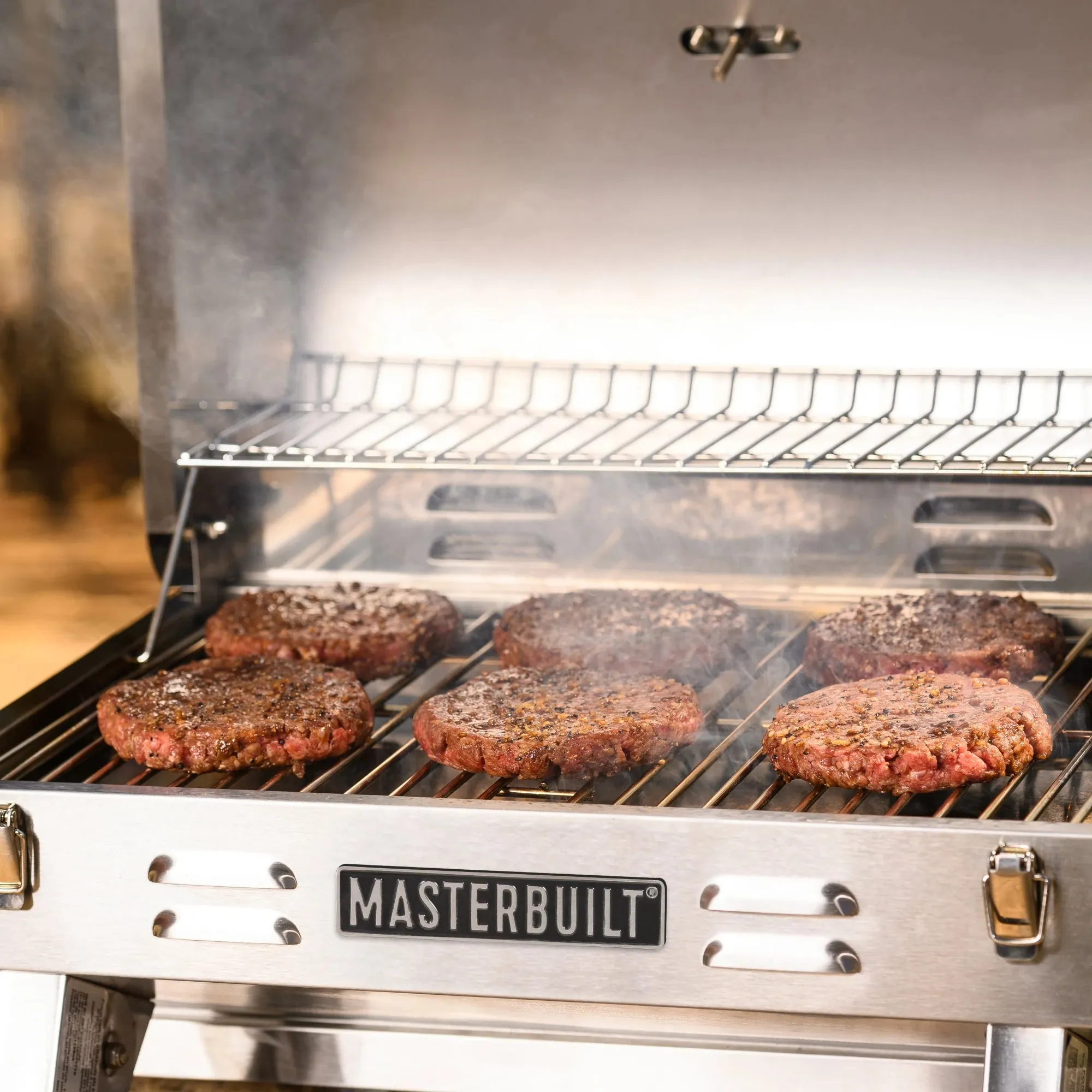 Stainless Steel 1-Burner Propane Gas Tabletop Grill