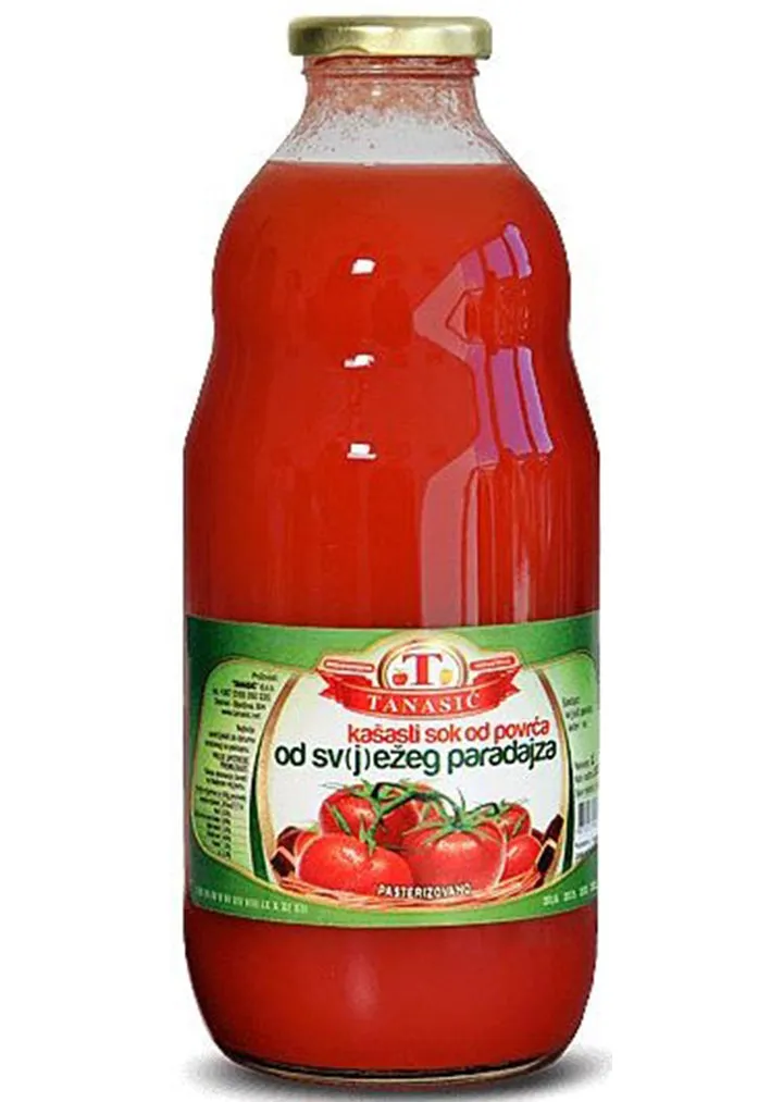 Tanasic Pulpy fresh tomato juice MILD 1L