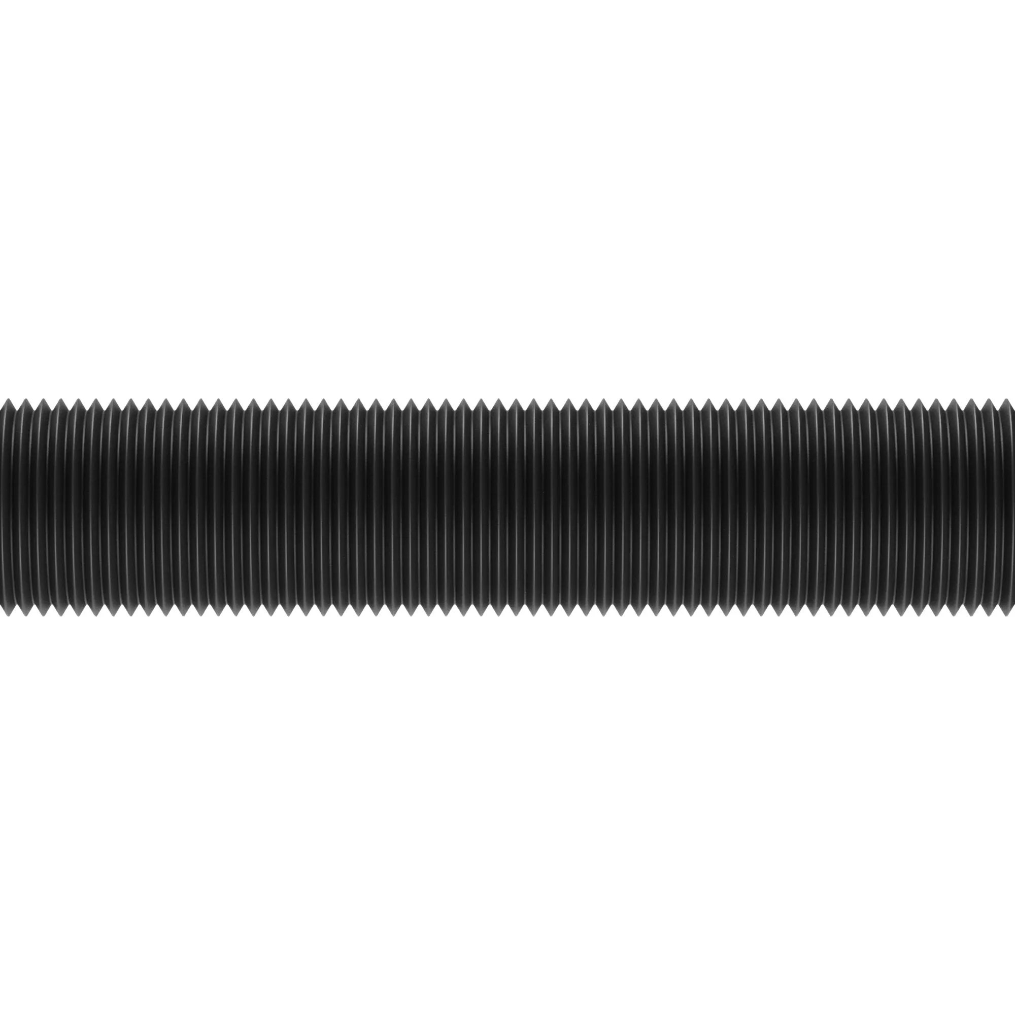 TerraBloom 8" Air Duct - 8 FT Long, Black Flexible Ducting with 2 Clamps