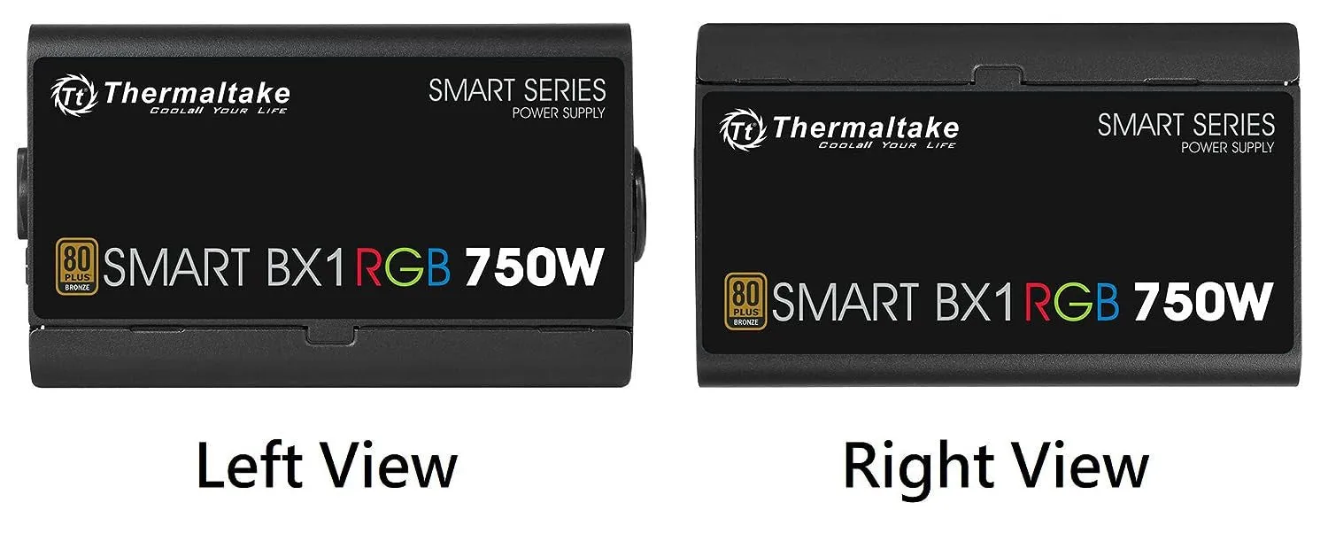 Thermaltake Smart BX1 RGB 80  Bronze 750W SLI/Crossfire Haswell Ready Continuous Power ATX 12V Non-Modular Power Supply