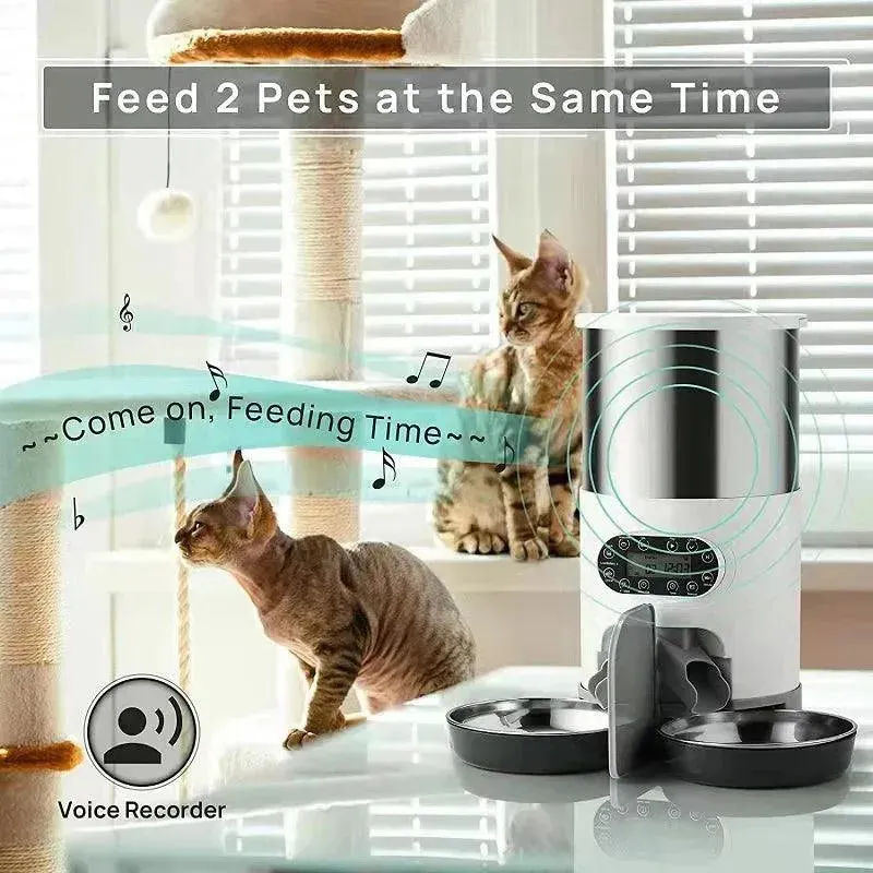 Tuya Smart APP Pet Feeder Cat And Dog Food Automatic Dispenser Suitable For Small And Medium-Sized