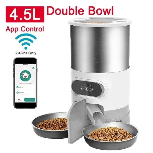 Tuya Smart APP Pet Feeder Cat And Dog Food Automatic Dispenser Suitable For Small And Medium-Sized