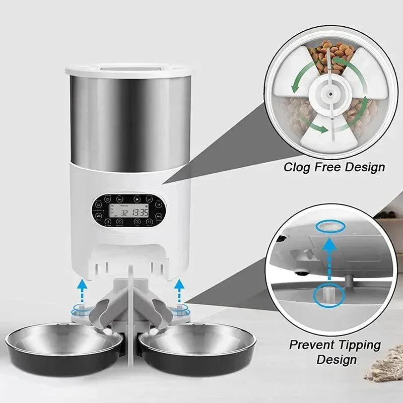 Tuya Smart APP Pet Feeder Cat And Dog Food Automatic Dispenser Suitable For Small And Medium-Sized