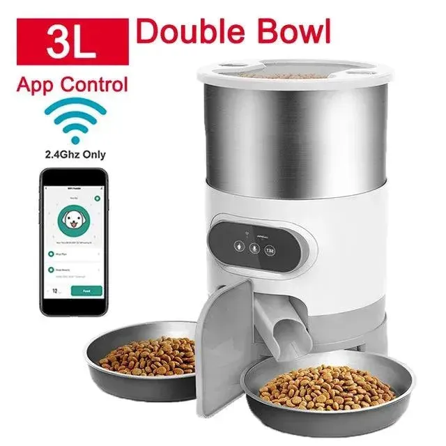 Tuya Smart APP Pet Feeder Cat And Dog Food Automatic Dispenser Suitable For Small And Medium-Sized