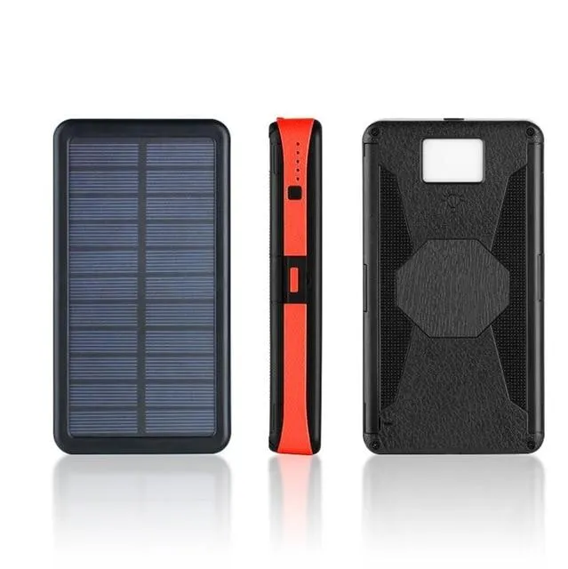 Universal 20000mAh Solar Power Bank Panel Charger Outdoor Battery Power Bank For Phone Tablets mobile