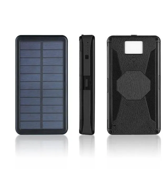 Universal 20000mAh Solar Power Bank Panel Charger Outdoor Battery Power Bank For Phone Tablets mobile