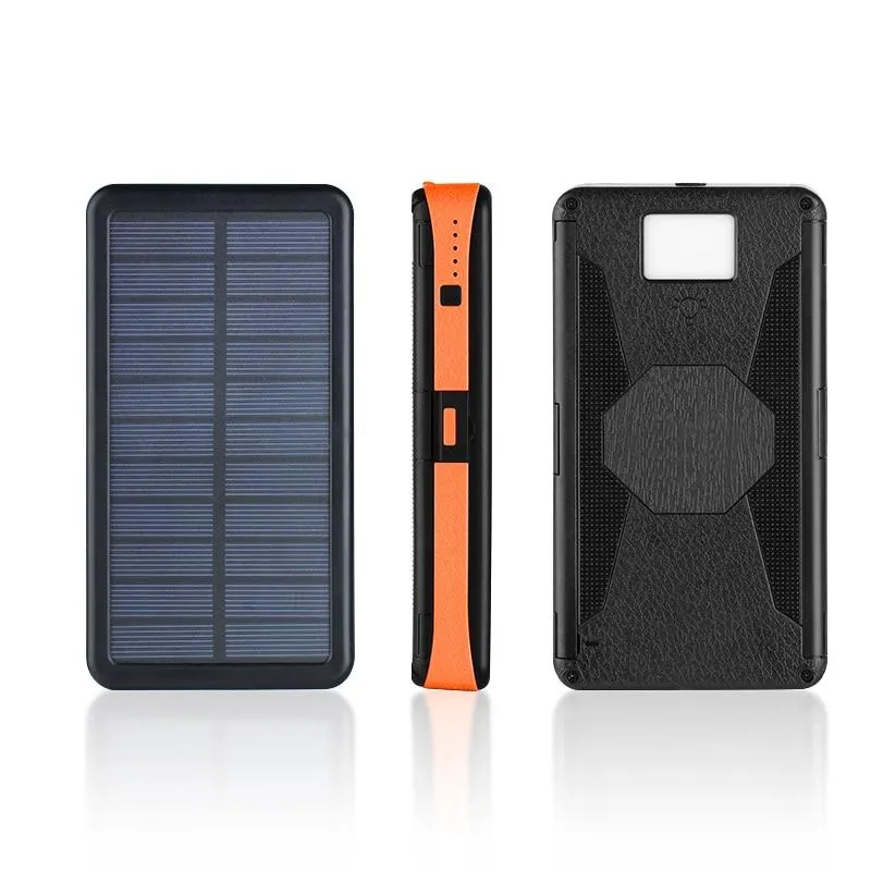 Universal 20000mAh Solar Power Bank Panel Charger Outdoor Battery Power Bank For Phone Tablets mobile