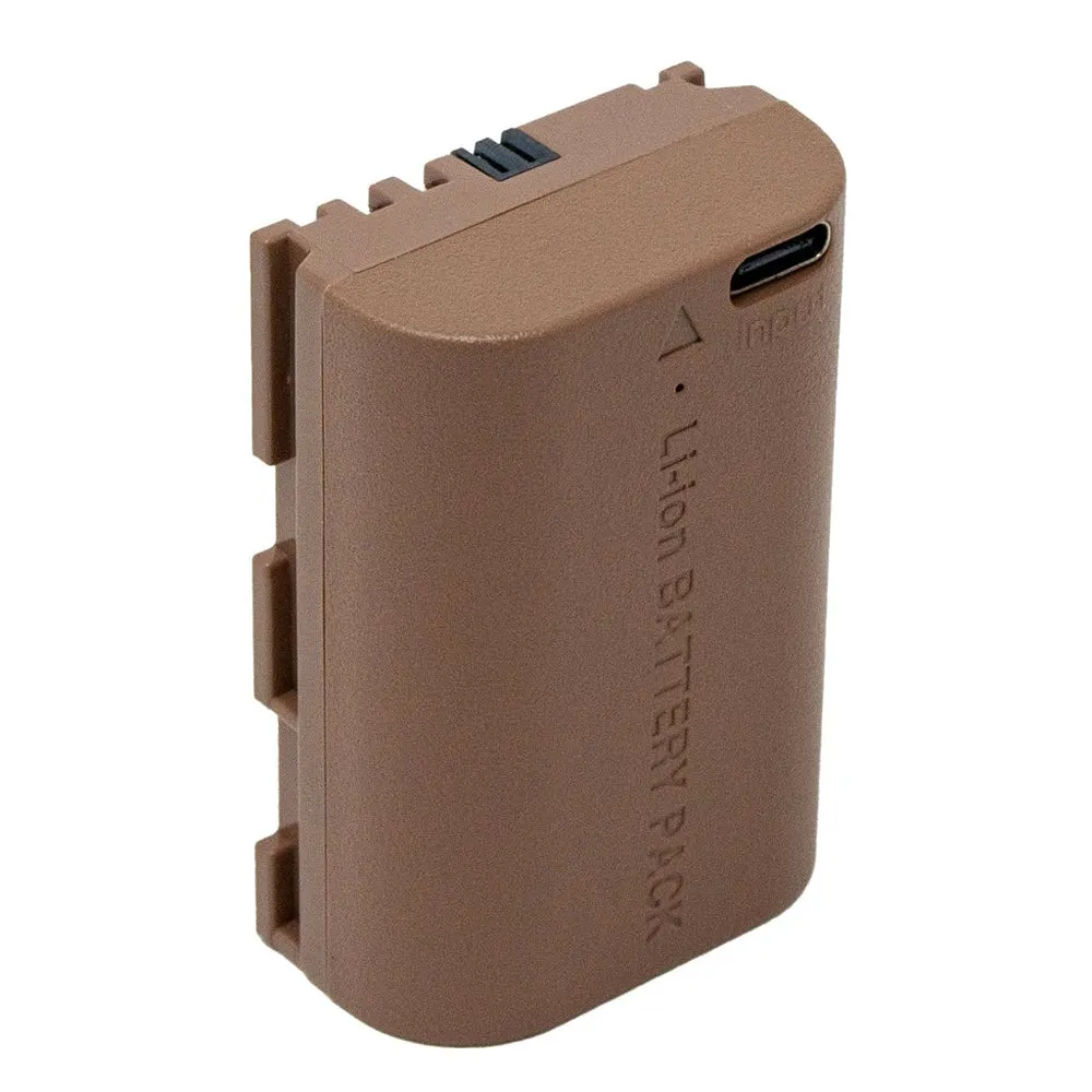Wasabi Power Canon LP-E6 LPE6 Battery with USB Type C Fast Direct Charging for Canon 5D Mark III Mark II, 5DS, 5DS R, 6D, 7D, 7D Mark II, 60D, 60Da, 70D, 80D, 90D, XC10, XC15 Digital Camera