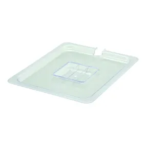 Winco SP7200C Polycarbonate Slotted Cover for SP7202/7204/7206/7208 Food Pan
