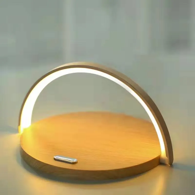 Wireless Charger with Phone Stand & Lamp