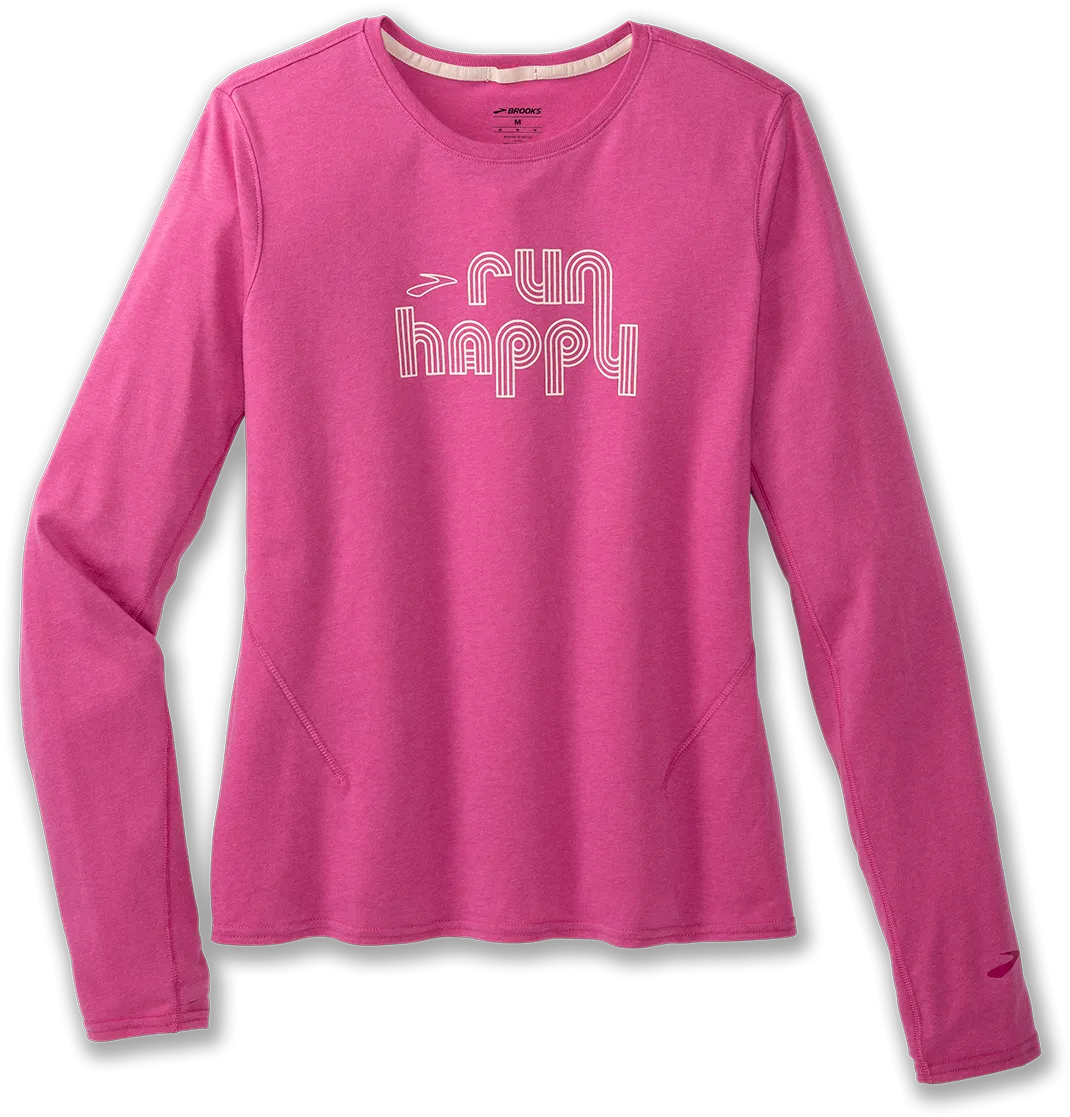 Women’s Distance Long Sleeve 2.0 (603 - Heather Frosted Mauve/RetroRH)