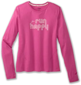 Women’s Distance Long Sleeve 2.0 (603 - Heather Frosted Mauve/RetroRH)