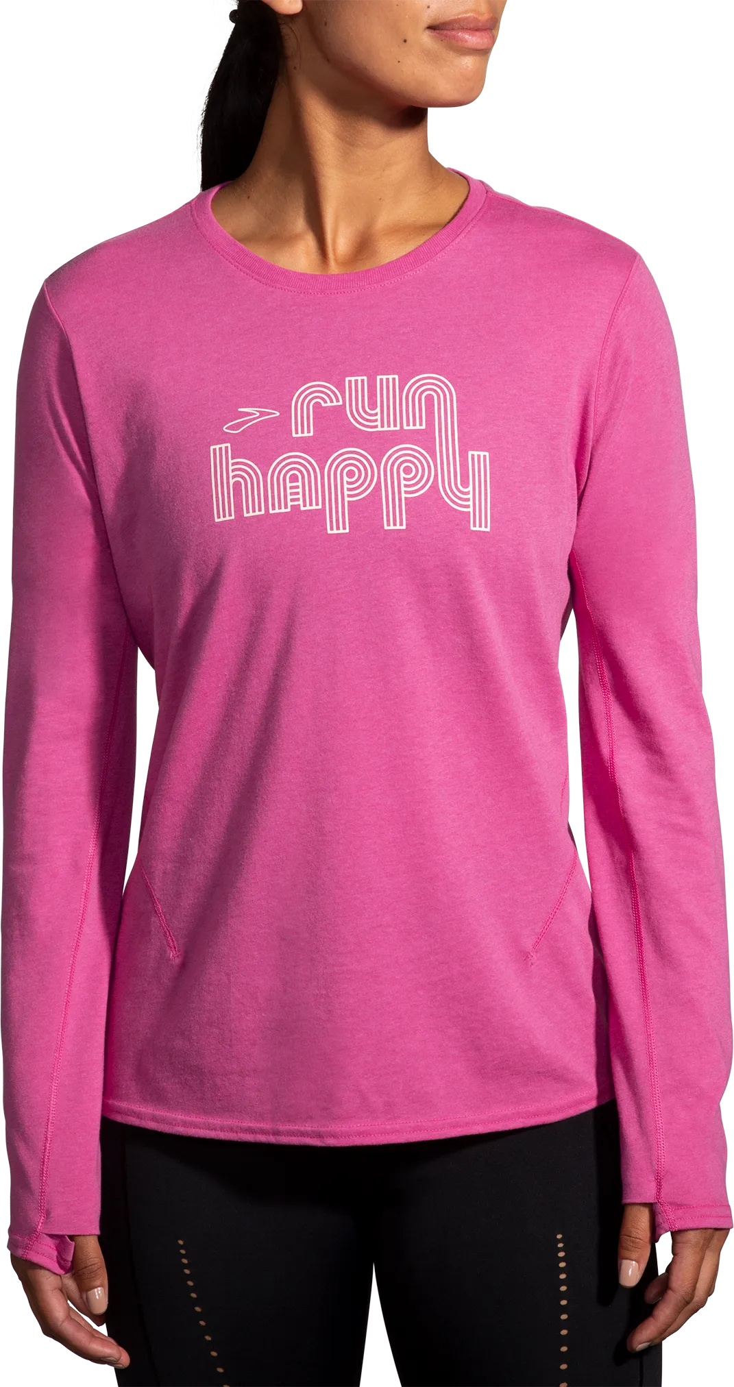 Women’s Distance Long Sleeve 2.0 (603 - Heather Frosted Mauve/RetroRH)