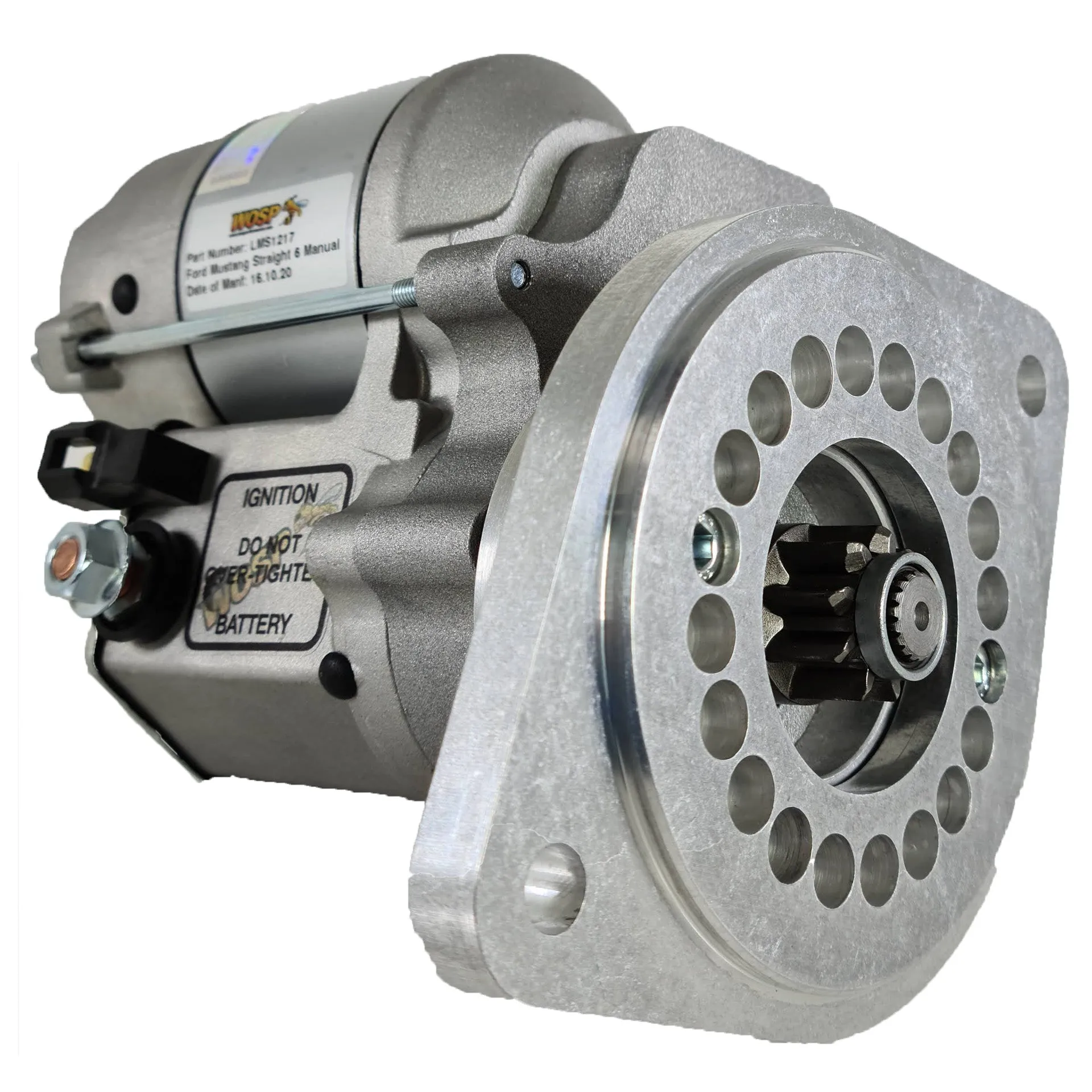 WOSP LMS1217 Starter Motor 12V 1.2kW fits Ford Straight 6 various models (Manual transmission) high torque starter motor